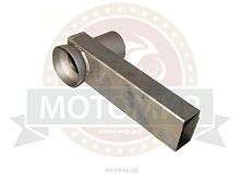 Патрубок Буран бокового выхлопа ПРЯМОЙ (на гусеницу не будет намерзать лёд)