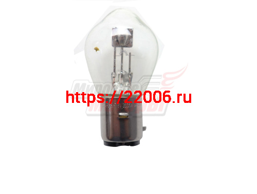 Лампа 6В35/35Вт фарная (BA20D)