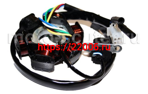 Статор генератора 152QMI, 157QMJ 125/150сс 6 катушек ТММР Статор генератора 152QMI, 157QMJ 125/150сс 6 катушек ТММР
