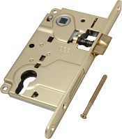 Корпус AGB (АГБ) врезного замка под цилиндр CENTRO B01025.50.03 ригель+защёлка (латунь)