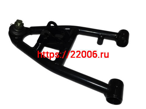 Рычаг нижний левый SPORTY 250 в сборе с шаровой (617587 + 111340)