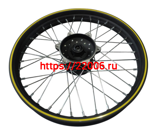 Обод 19" передний спицы, диск. тормоз CORSAR 250 в сборе (32) Обод 19" передний спицы, диск. тормоз CORSAR 250 в сборе (32)