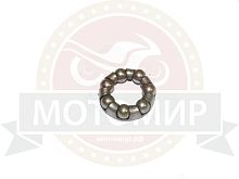 Подшипник вело задней втулки, 7 шариков, 1/4" (6.37мм), D-25мм, (Русский стандарт) JK 6501 шариковый