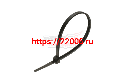 Хомут нейлоновый 4,8*300 мм черный (уп=100 шт.) Хомут нейлоновый 4,8*300 мм черный (уп=100 шт.)