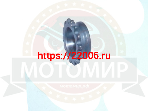 Звезда 14 зуб. коленвала ГРМ малая 139FMB,147FMH,152FMI, "Zodiak", Альфа (d19мм) фото 2 Звезда 14 зуб. коленвала ГРМ малая 139FMB,147FMH,152FMI, "Zodiak", Альфа (d19мм) фото 2