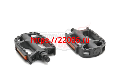 Педали пластик. FP-806B (пара) мелкая резьба 1/2 "СТЕЛС" Педали пластик. FP-806B (пара) мелкая резьба 1/2 "СТЕЛС"
