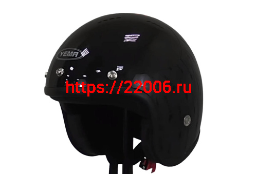 Шлем открытый YM-629 "YAMAPA", черный, размер S (типа "крутой пилот") Шлем открытый YM-629 "YAMAPA", черный, размер S (типа "крутой пилот")