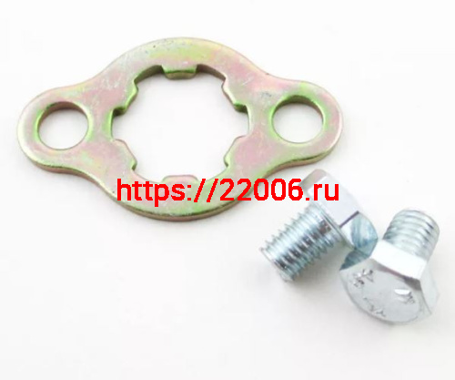 Стопорная шайба ведущей звезды с болтами (вал-20мм)