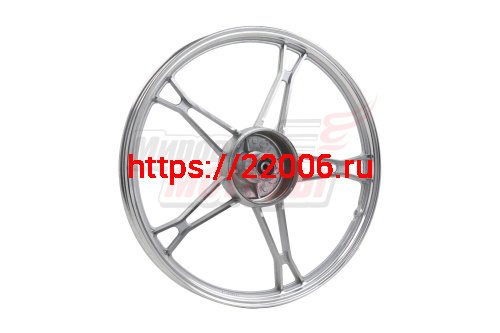 Обод Delta, Zodiak, Alpha,ОВ-70 1,20-17 литой передний(стандарт серебристый)подш.6300-RS(под ось d10)