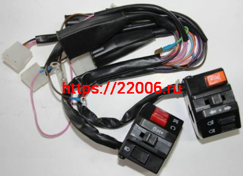 Переключатель руля Иж нового образца с проводами пластиковые Переключатель руля Иж нового образца с проводами пластиковые