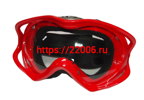 Очки Koestler SD-1006 кроссовые красные