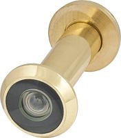 Глазок Armadillo (Армадилло) дверной противопожарный, оптика стекло DV-PRO 3/100-60/BR (DVG3) GP золото