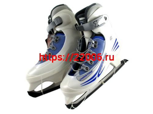 Коньки Christine 34 размер пластик 50229