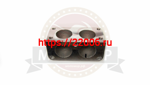 Патрубок карбюратора 2V80F для 2х карбюраторов угловой (17226-A2412-0001) фото 3 Патрубок карбюратора 2V80F для 2х карбюраторов угловой (17226-A2412-0001) фото 3