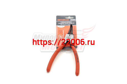 Приспособление-разжим стопорных колец изогнутый 160мм АвтоТорг (AT0452).(30407-AD)